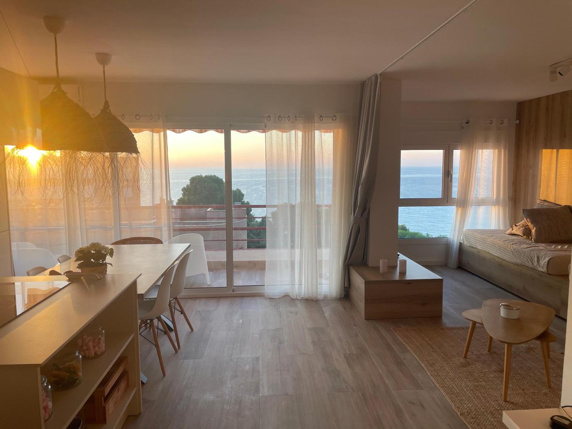Precioso Apto Miami Primera Linia Playa Cala De Las Sirenas, Con Wifi Y Netflix, Adecuado Para Teletrabajar Miami Playa Kültér fotó